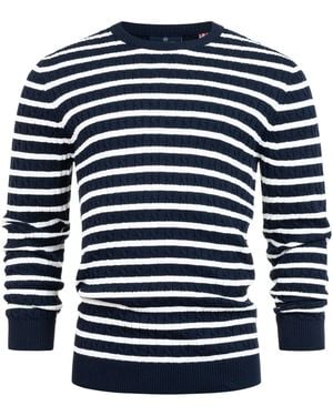 Kronstadt Pullover Cable - Blau
