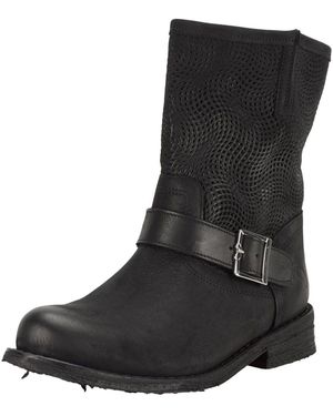 Felmini Wide Fit Boots Gredo - Schwarz