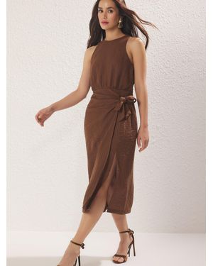 Trendyol Kleid - Braun