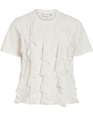 Vila T-Shirt Viorda - Weiß