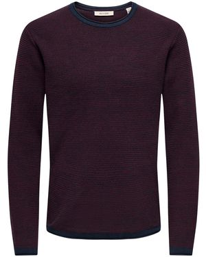Only & Sons Pullover Onseric - Blau