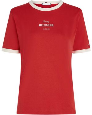 Tommy Hilfiger T-Shirt - Rot
