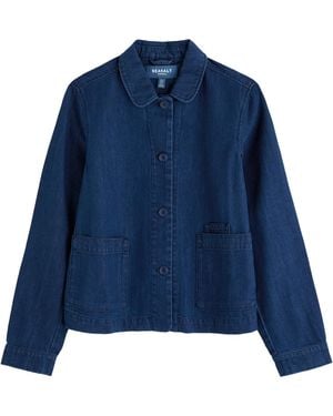 Seasalt Cornwall Übergangsjacke Coombe Lane - Blau