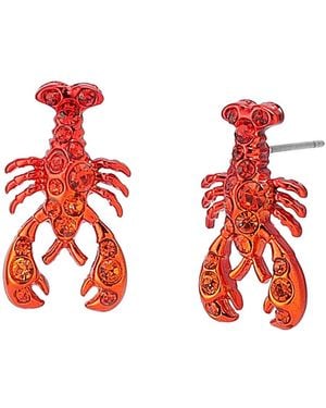 Betsey Johnson Ohrringe Mermaid Jewels - Rot