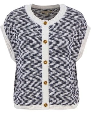 Barbour Strickweste Olivia - Grau