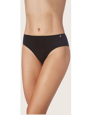 Zd - Zero Defects Panty Diana Soy Fiber Mid Waist Panty - Schwarz