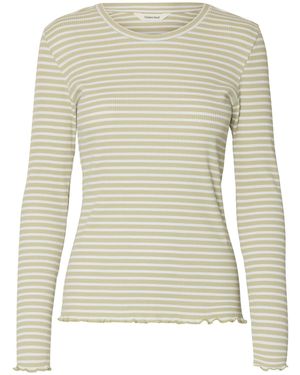 SELECTED Shirt Slfellen - Natur