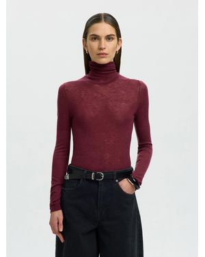 SELECTED Pullover Vendy - Rot