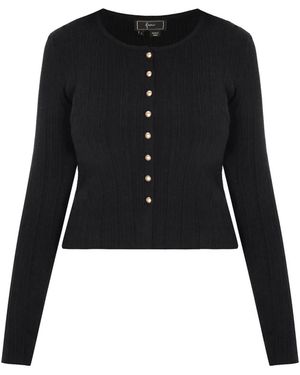 faina Strickjacke - Schwarz