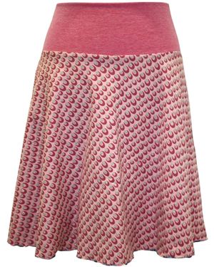 dunkle design Rock Skirt "Glitter Dots" - Rot