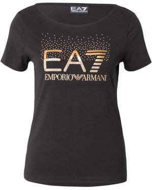 EA7 T-Shirt - Schwarz