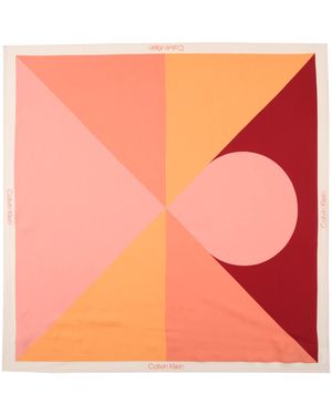 Calvin Klein Schal Colour-Blocked - Orange