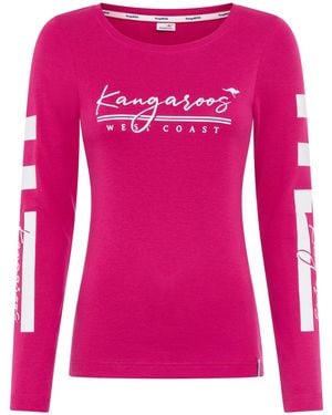 Kangaroos Shirt - Pink