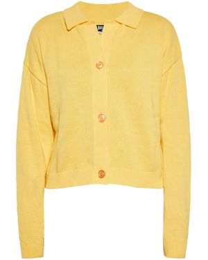 ROCKEASY Strickjacke - Gelb