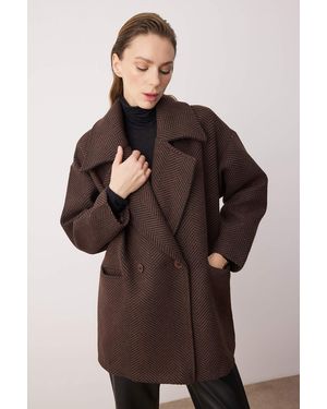 Trendyol Mantel - Braun