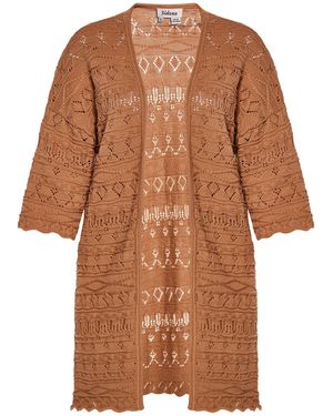 SIDONA Strickjacke - Braun