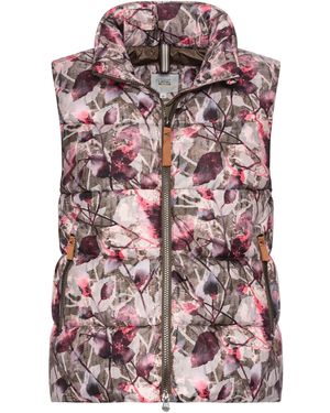 Camel Active Outdoor Weste Im Relaxed Fit - Rot