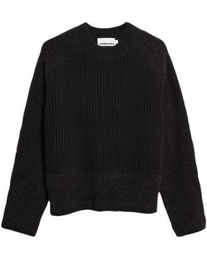 ARMEDANGELS Strickpullover Alpaca Blend - Schwarz