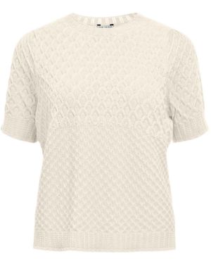 Object Pullover Objnoa - Weiß