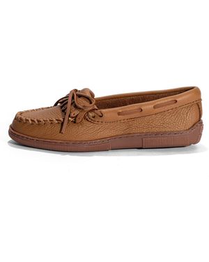 Minnetonka Mokassin Moosehide Classic - Braun