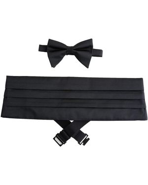 Next Set: Fliege Und Kummerbund - Schwarz