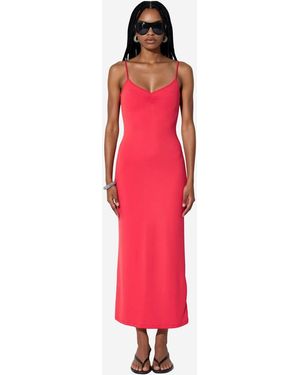 Busem Kleid Midi - Rot