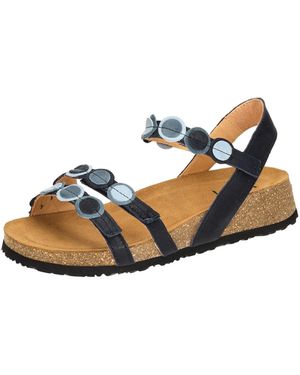 Think! Sandale Think Koak Sandale Leder Punkte 322 - Blau