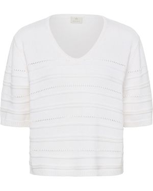 Kaffe Pullover Mellie - Weiß