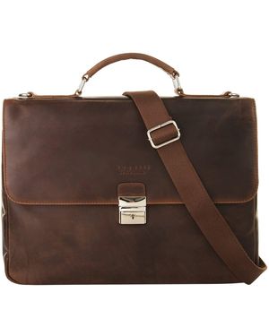 Bugatti Aktenkoffer Romano - Braun