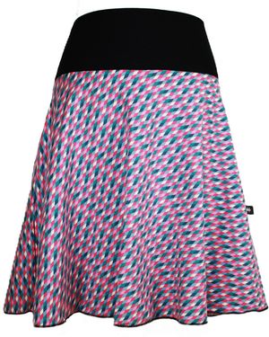 dunkle design Rock Skirt Diamond Pattern - Lila