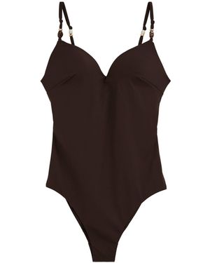 WE Fashion Badeanzug - Braun