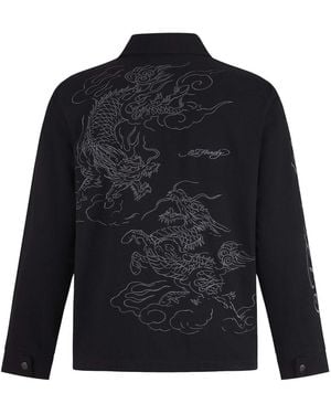 Ed Hardy Jacke - Blau