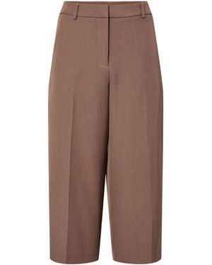 Pieces Bügelfaltenhose Pcblossom - Braun
