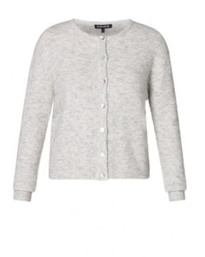 Base London Strickjacke - Weiß