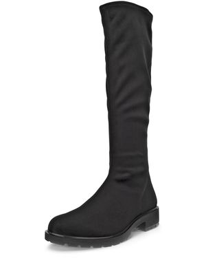 Ecco METROPOLE VIENNA Stiefel Langschaftstiefel, Blockabsatz mit dehnbarem Stretch - Schwarz