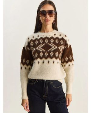 Bianco Lucci Pullover Pullover - Natur