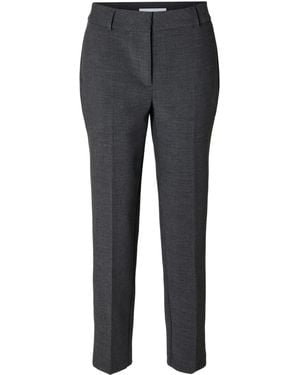 SELECTED Hose Rita-Ria - Grau