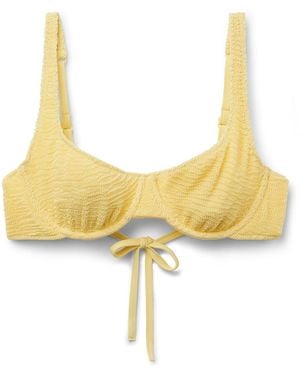 Calzedonia Bikinitop Crinkle Waves - Mettallic
