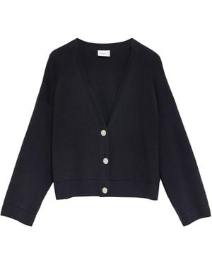 Comma, Strickjacke - Blau
