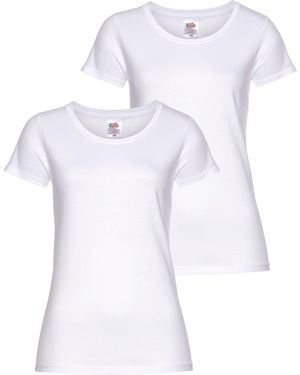Fruit Of The Loom Shirt - Weiß