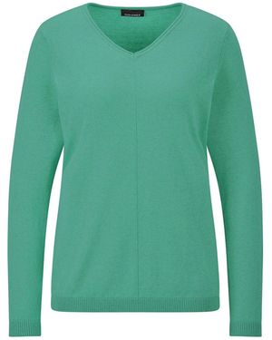 Goldner Pullover - Grün