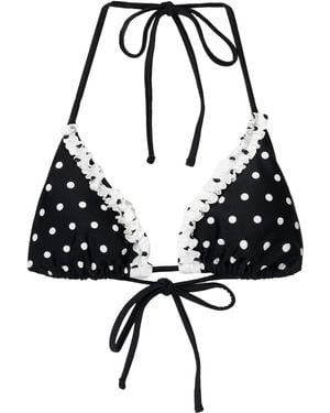 Bershka Bikinitop - Schwarz