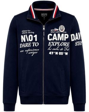 Camp David Sweatjacke French Coast Ii - Blau