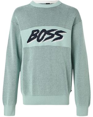 BOSS Pullover Kaywatch - Blau