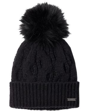 Columbia Mütze Boundless Days Cable Knit Pom Beanie - Schwarz