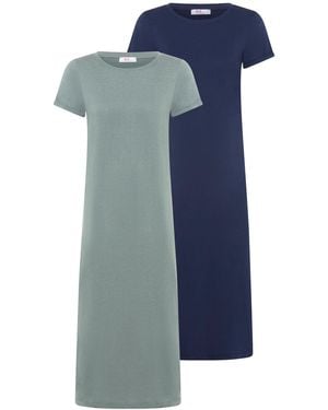 Flashlights Kleid - Blau