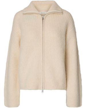 SELECTED Strickjacke Slwgabriella - Natur