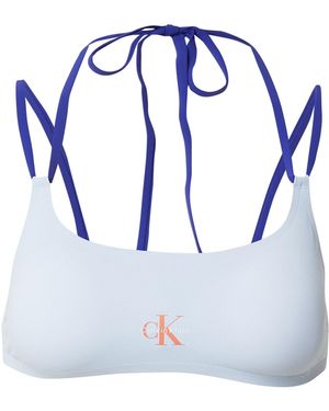 Calvin Klein Bikinitop - Blau