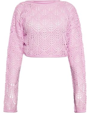 swirly Pullover - Pink