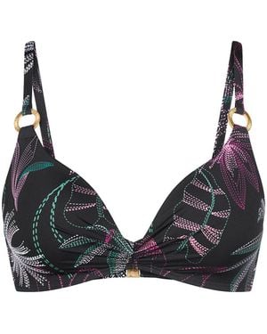 Triumph Bügel-Bikini-Top Label Summer Tropics - Schwarz